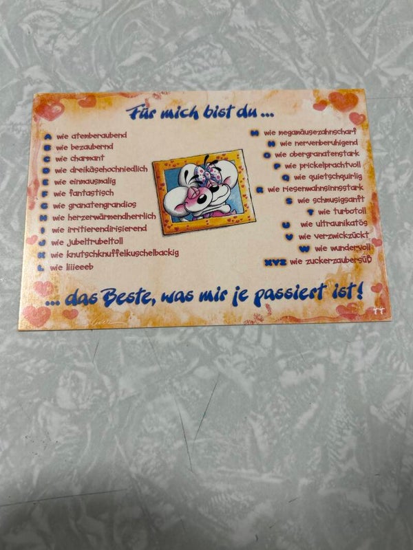 Diddl Reibeduftkarte