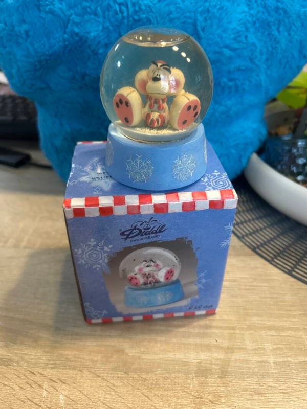 Diddl Schneekugel mit OVP