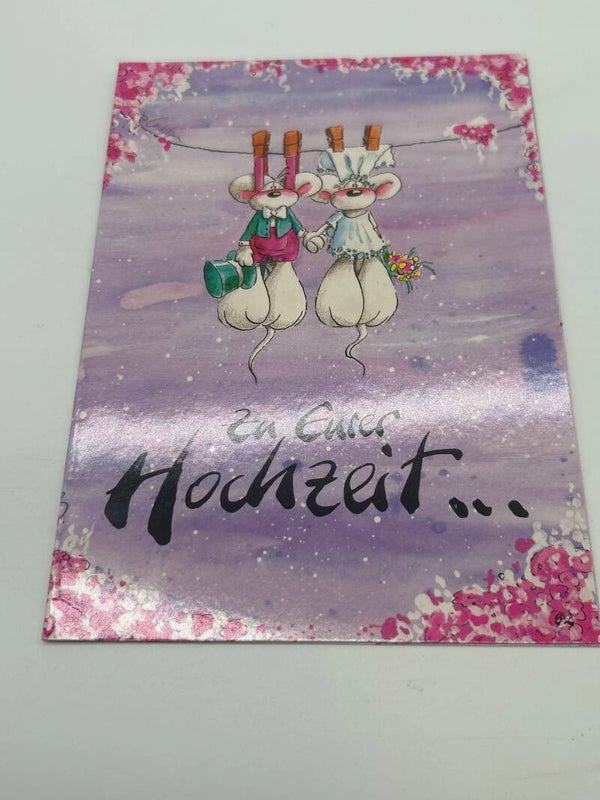 Diddl Hochzeit Klappkarte Nr. 52