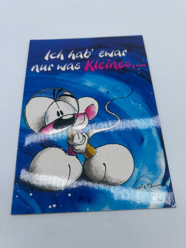 Diddl Spruch Klapppostkarte Nr.10