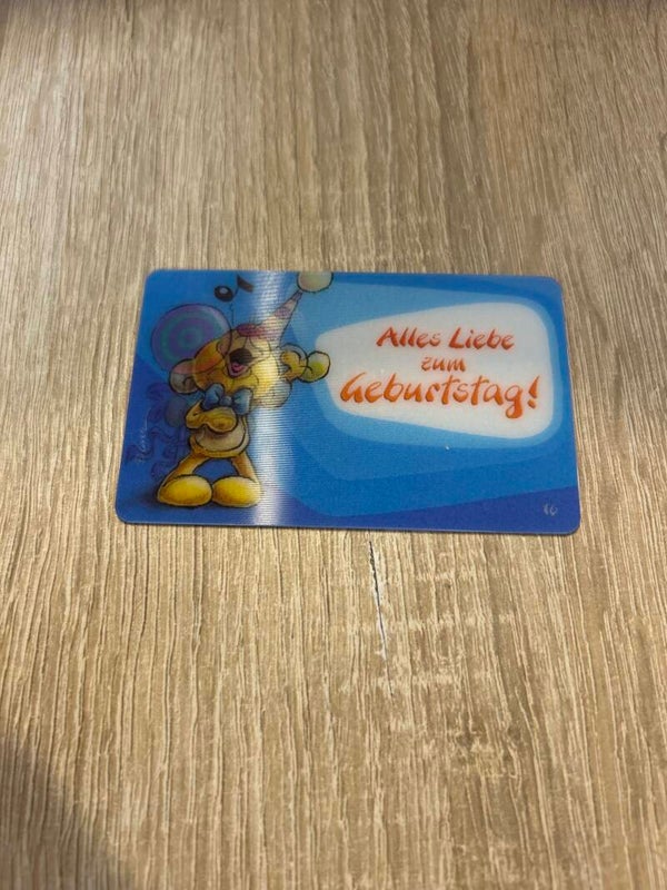 Wackelbildcheckkarte