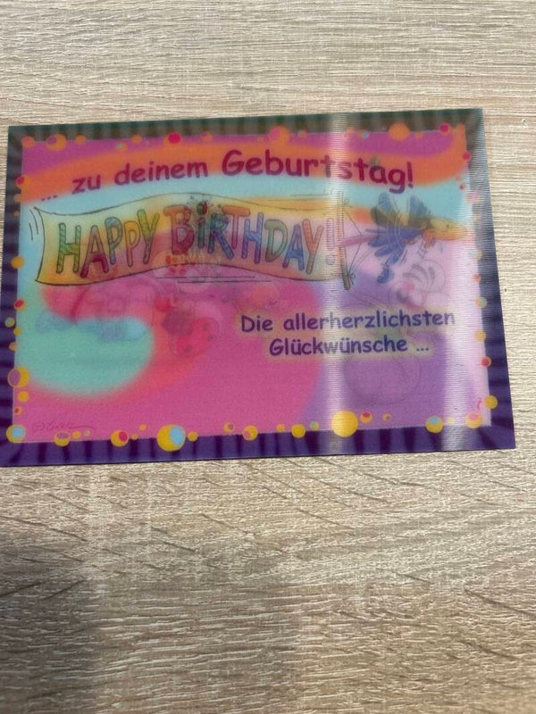 Diddl Wackelbildkarte Nr.7d