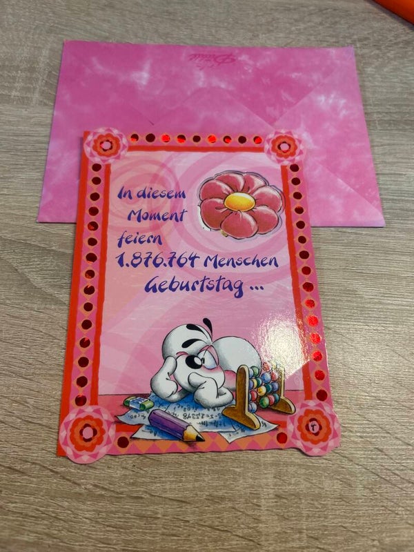 Diddl Geburtstagskarte