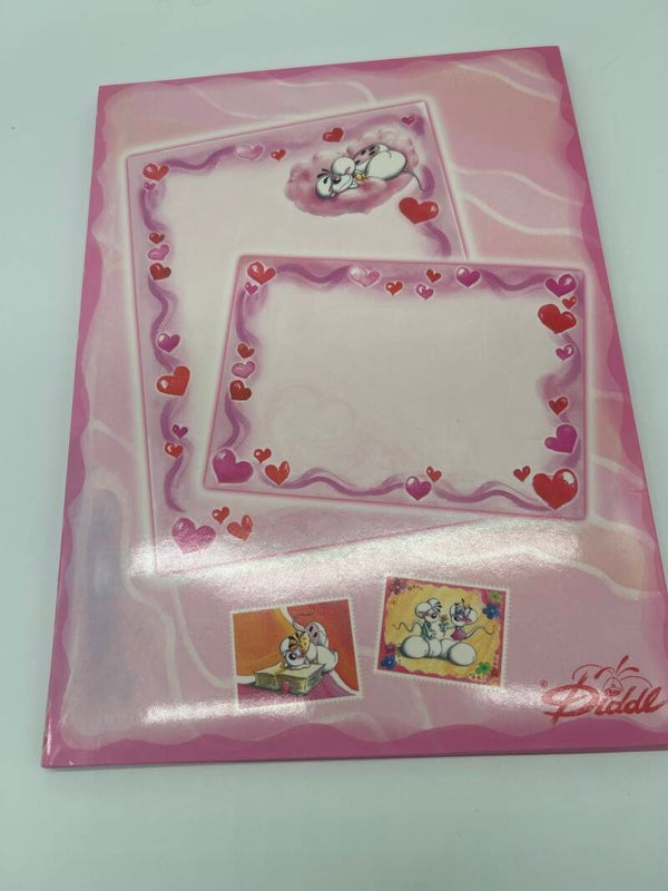 Diddl Briefpapier Set Herz