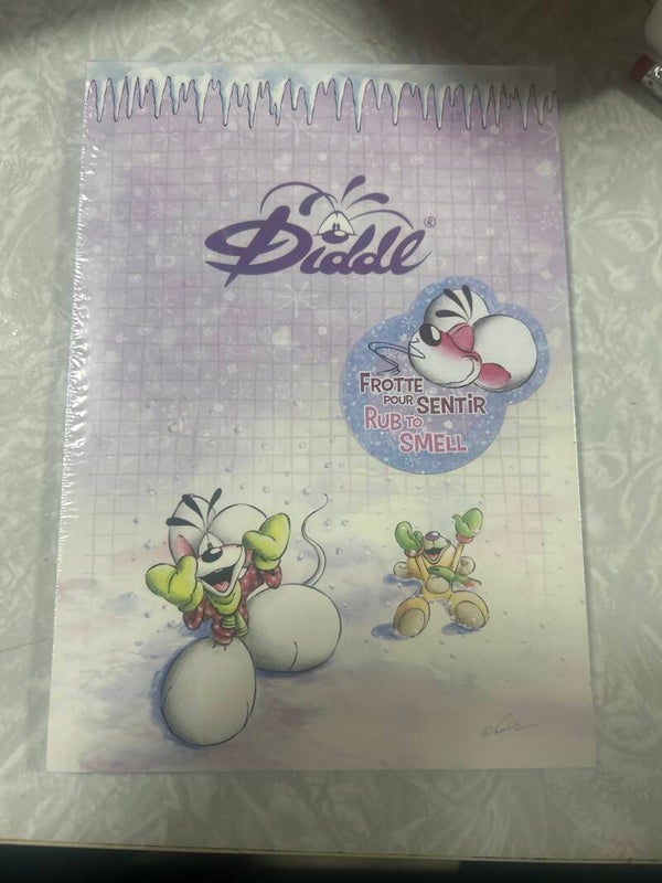 Diddl Block A5 Winterkollektion Frankreich