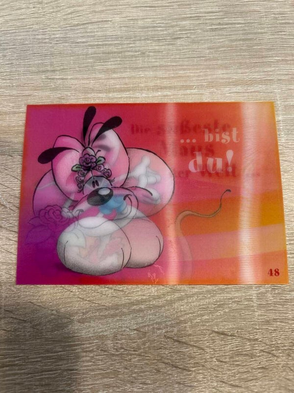 Diddl Wackelbildkarte Nr.48e