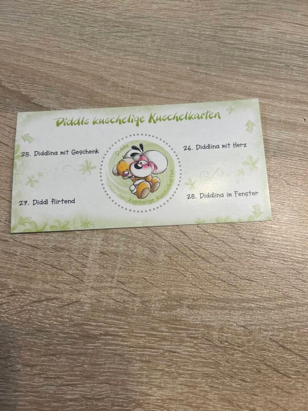 Diddl Kuschelkarte Einlage