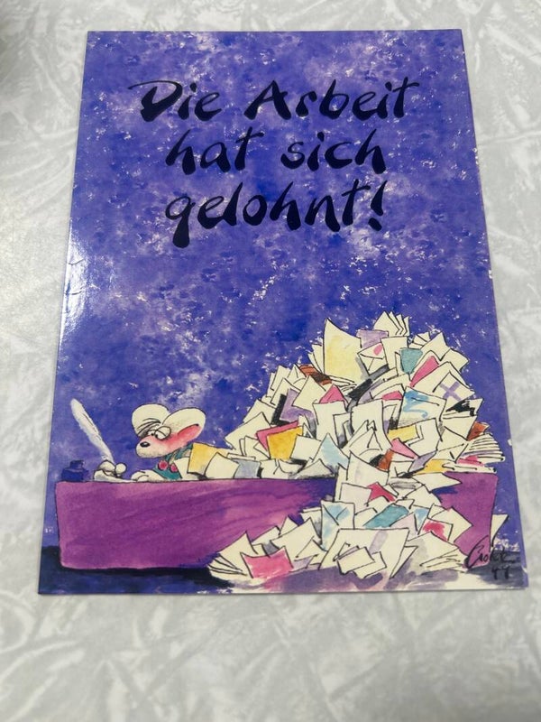 Diddl Klappgrußkarte Nr. 49