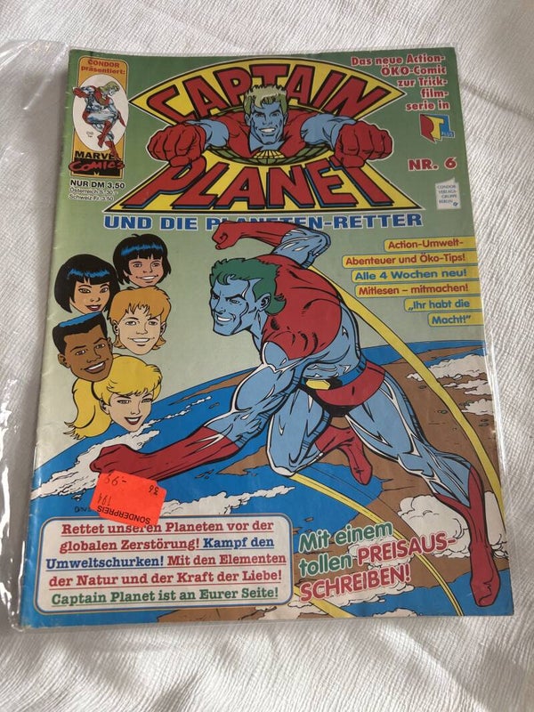 Captain Planet Comic Nr.6