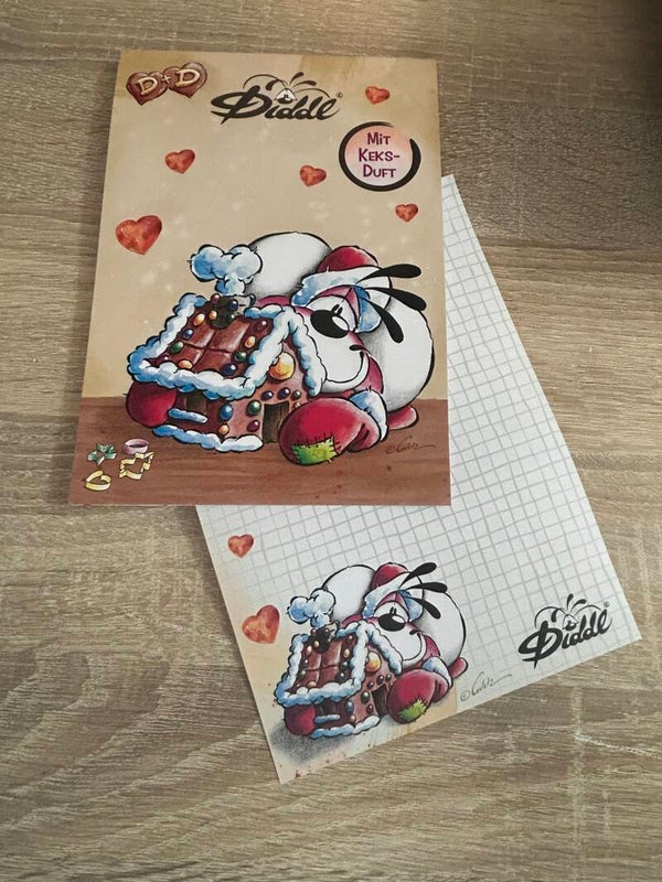 Diddl Weihnachtskollektion Sonderblatt Blockblatt A5
