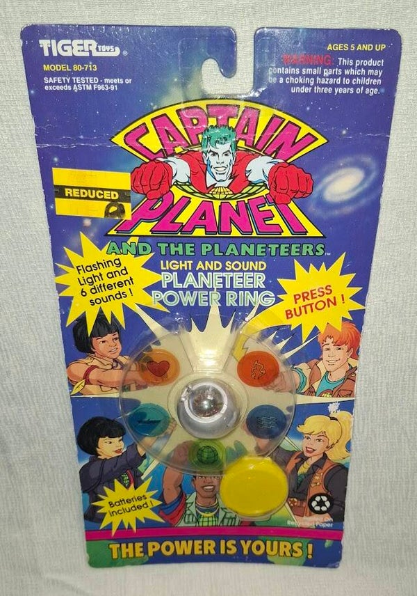 Silbener Captain Planet Ring MOC