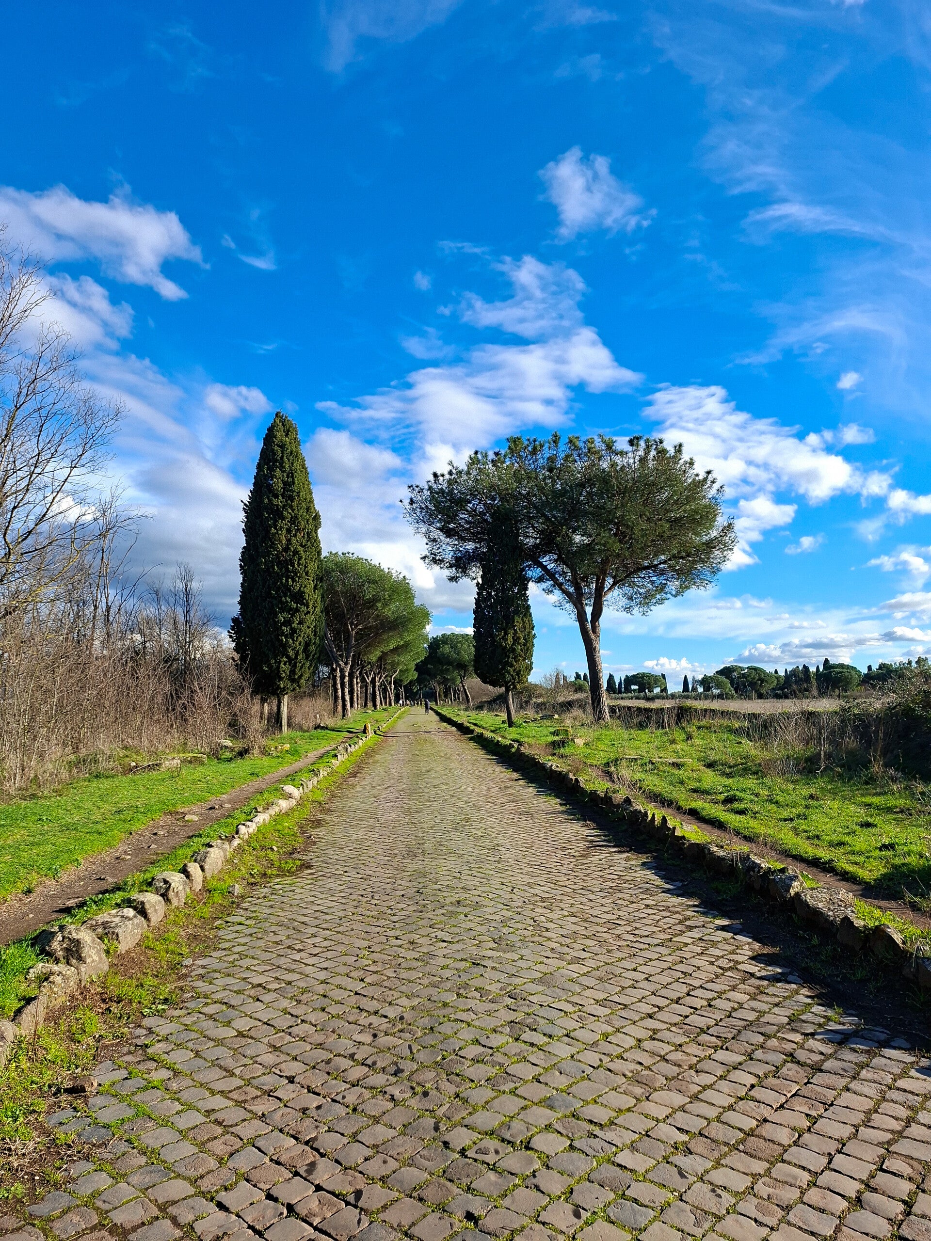 Il primo tratto della Via Appia antica