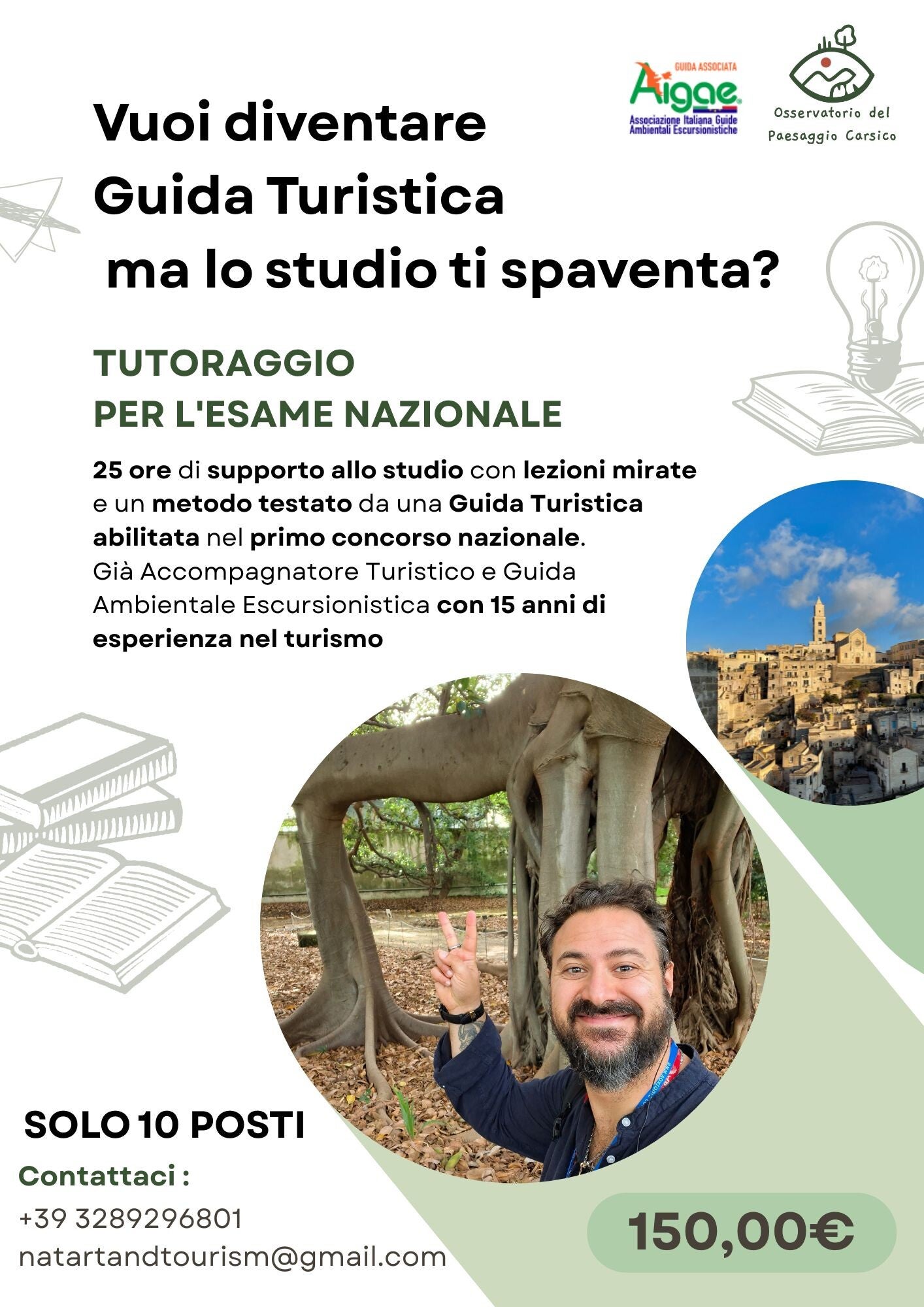 Tutoraggio per il concorso da guida turistica