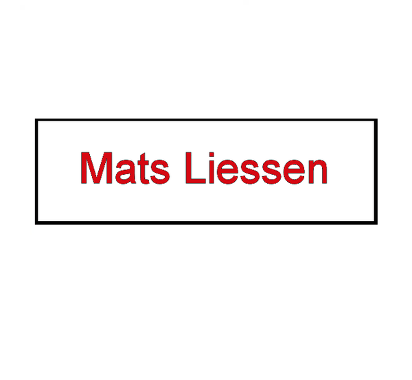 Kunststof naamplaat 150 mm hoog