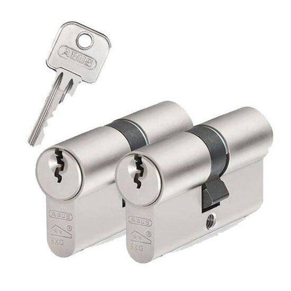 ABUS Cilinder 2 x  30x30 KA  SKG** (incl 6 Sleutels )