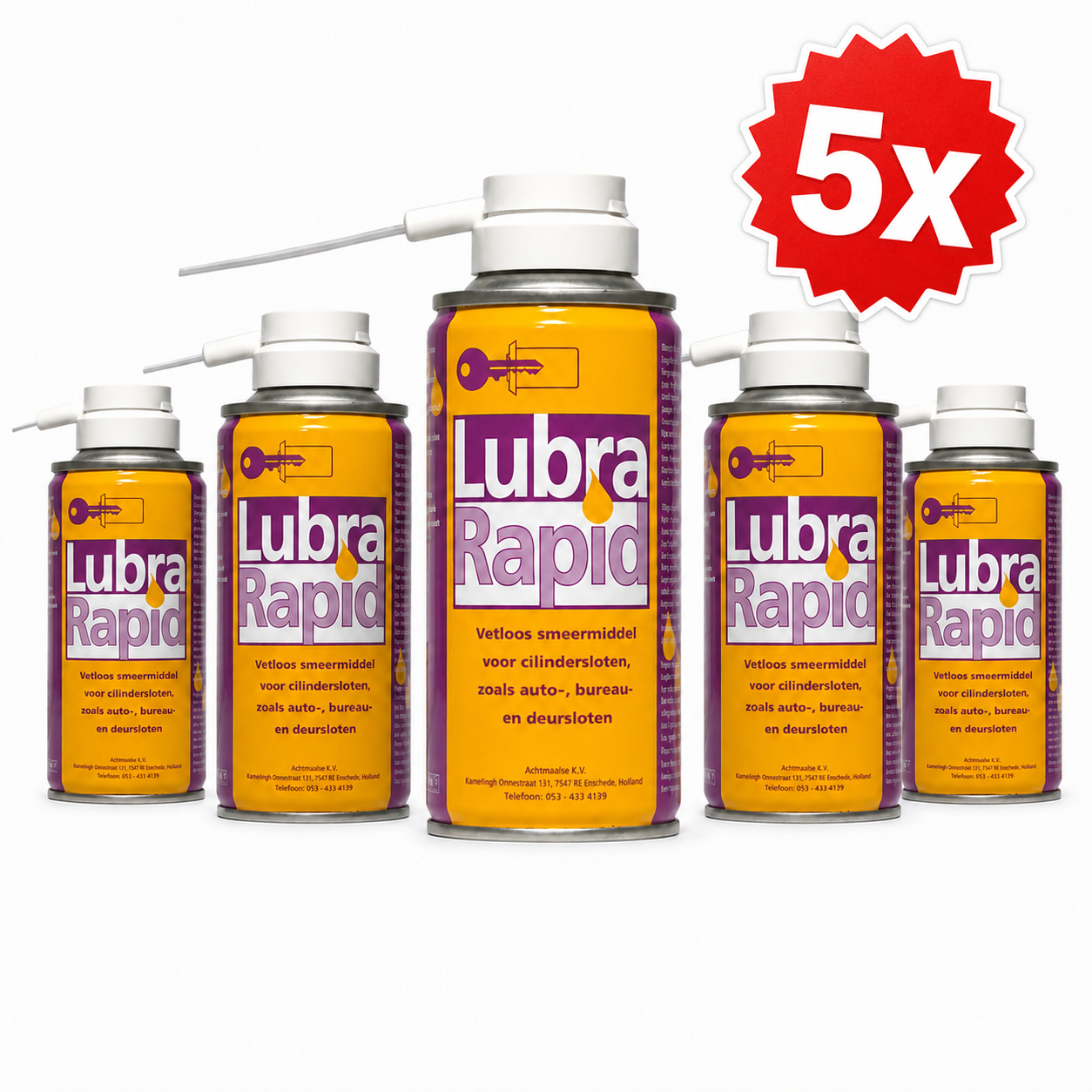 Lubra Rapid slotspray 150ML Per 5 Stuks