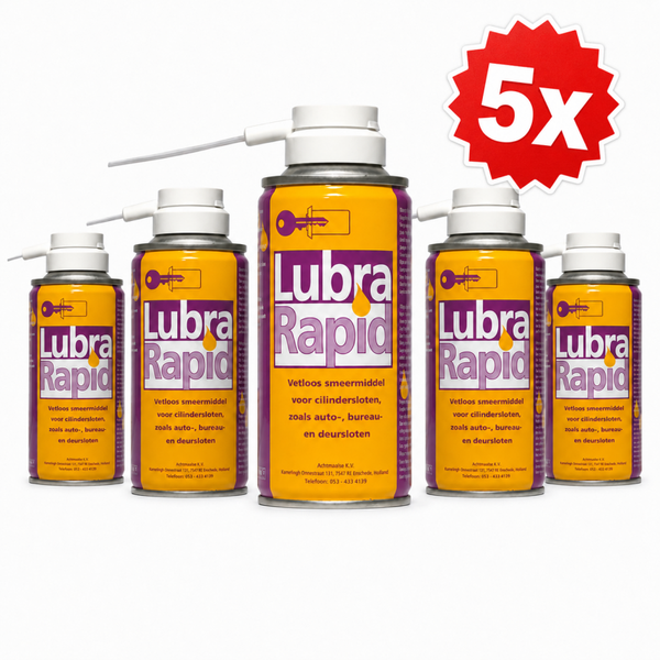 Lubra Rapid slotspray 150ML Per 5 Stuks