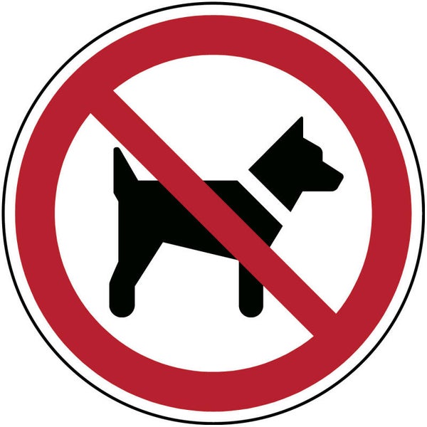 Sticker Honden verboden