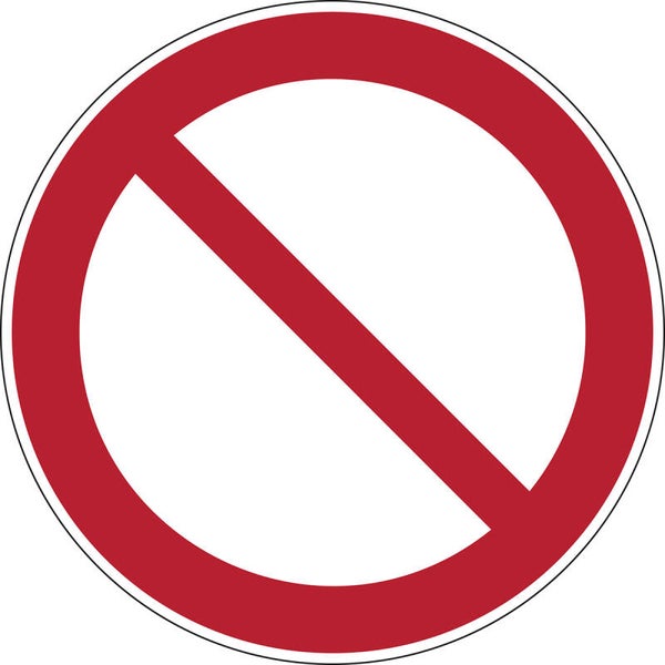 Sticker Verbodsteken