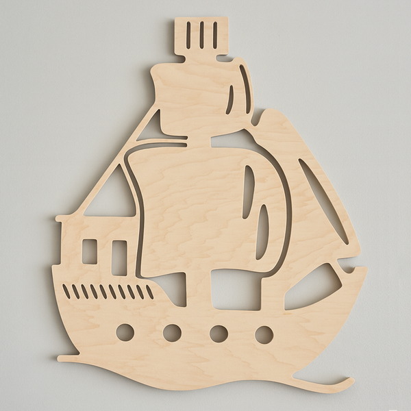 Piratenboot - 560 x 480 mm