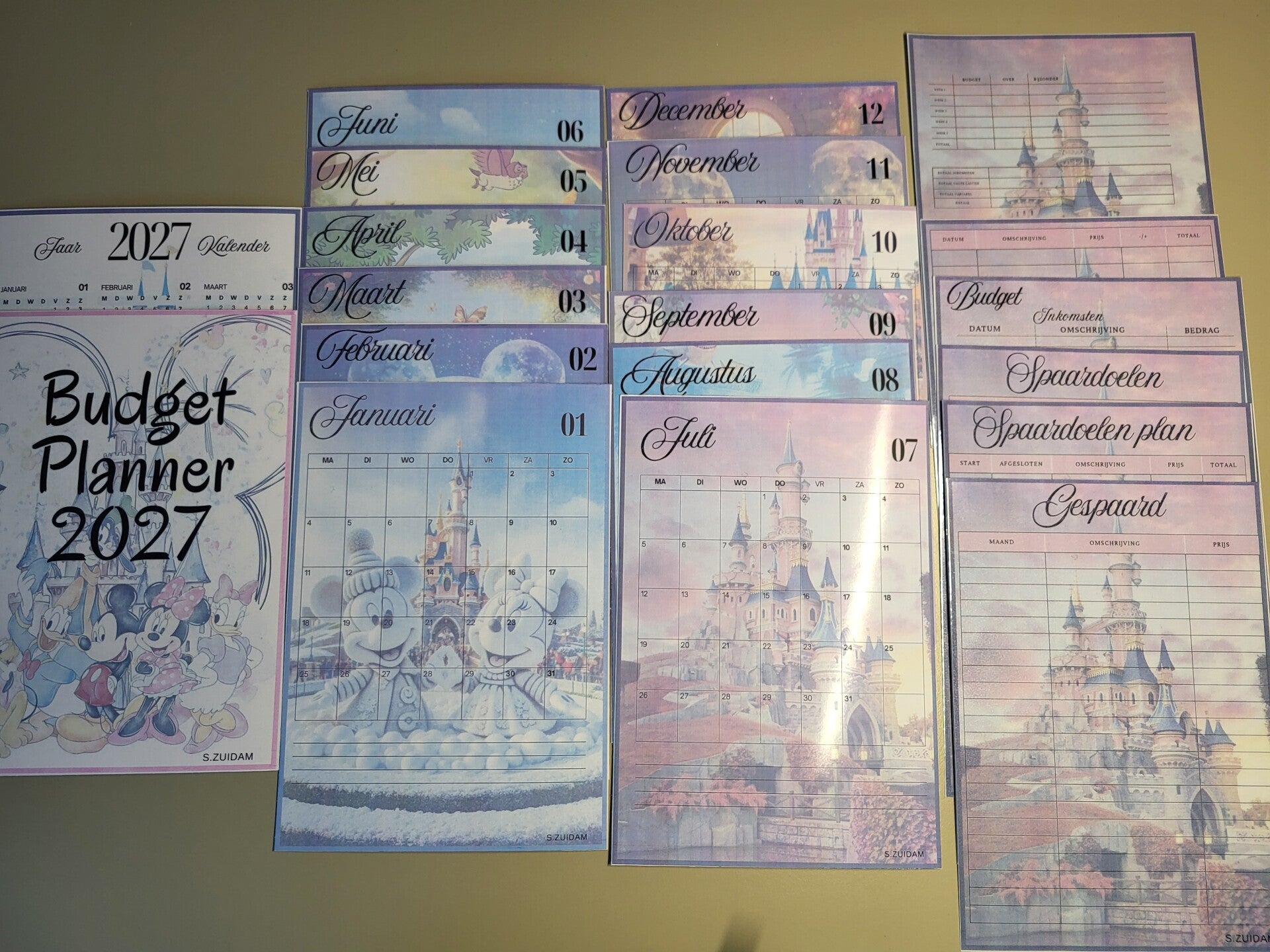 Budget Planner 2027 Disney