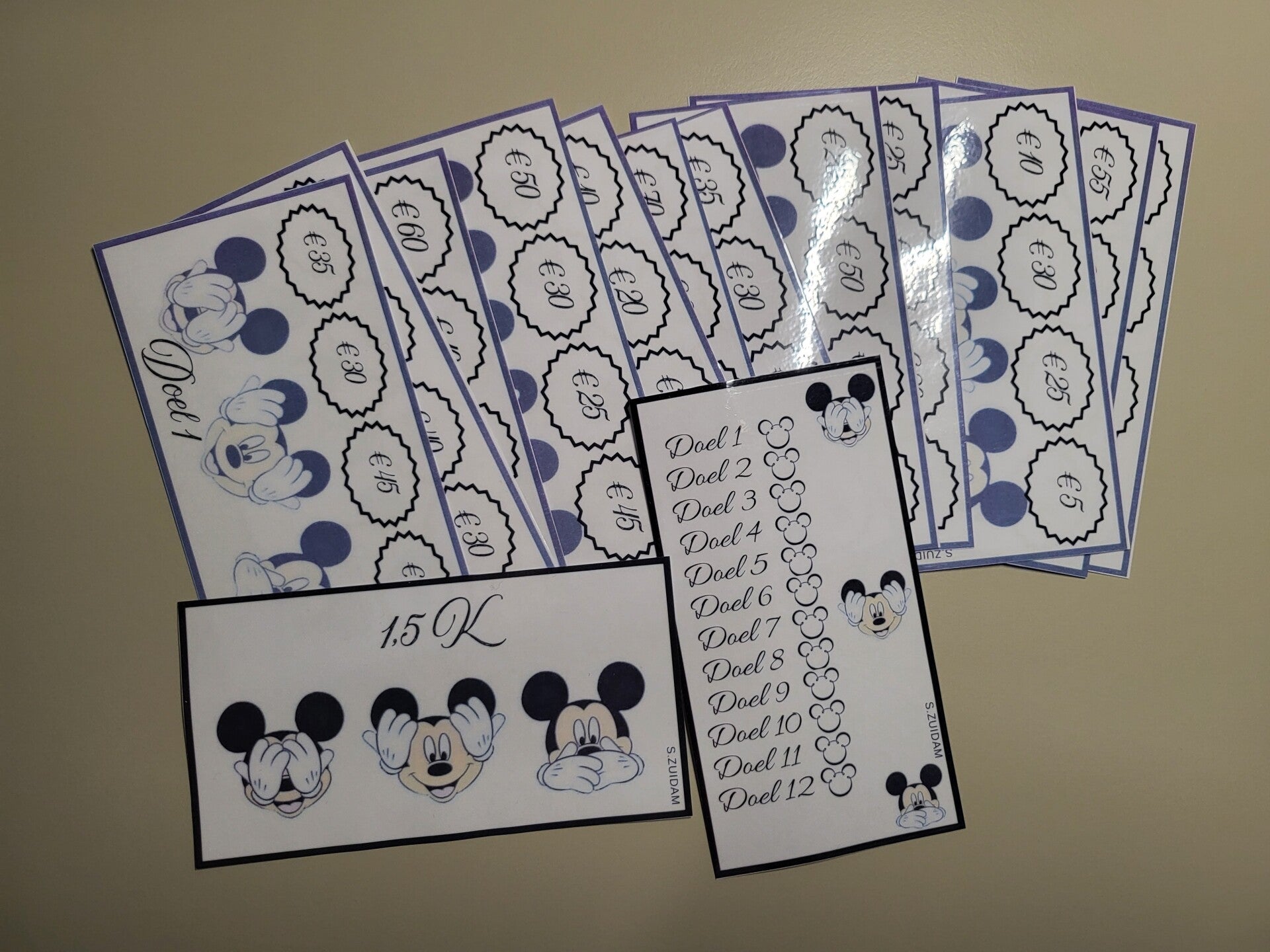 Digitaal: Micky mous 1.5K sparen