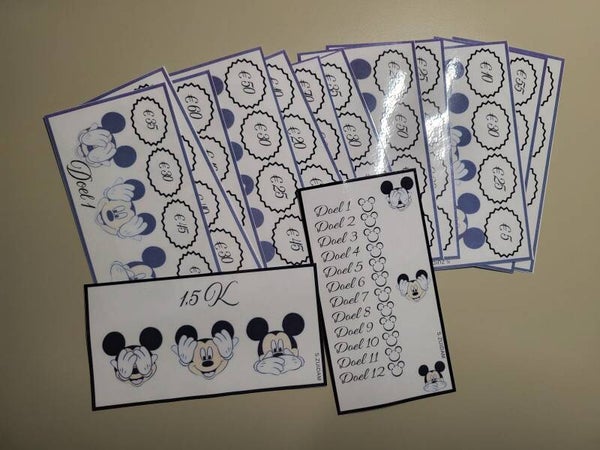 Digitaal: Micky mous 1.5K sparen