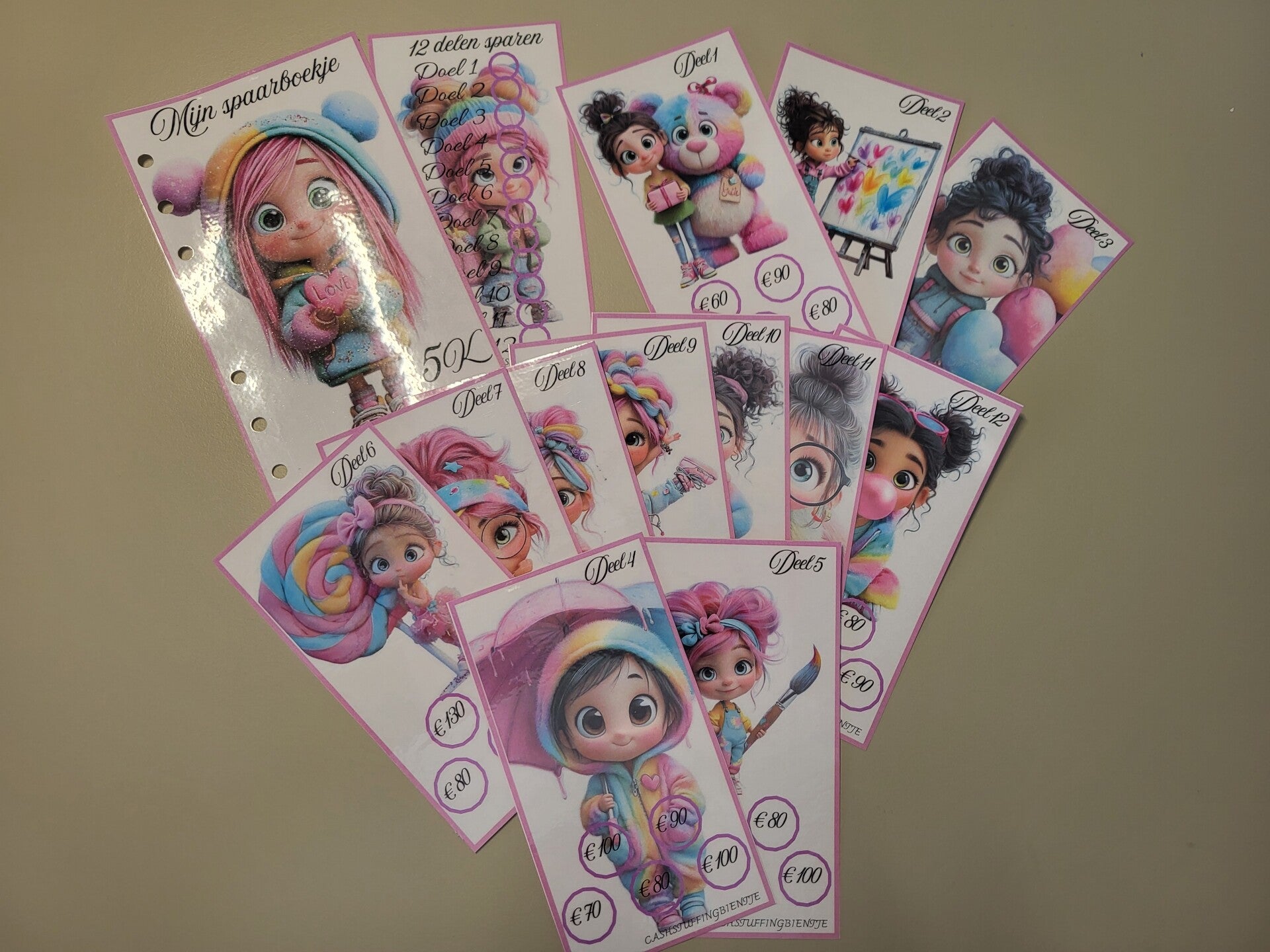 5K sparen Kleur meisje (5000)