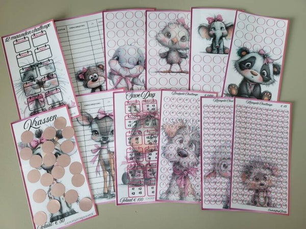 Dieren roze strik challenge