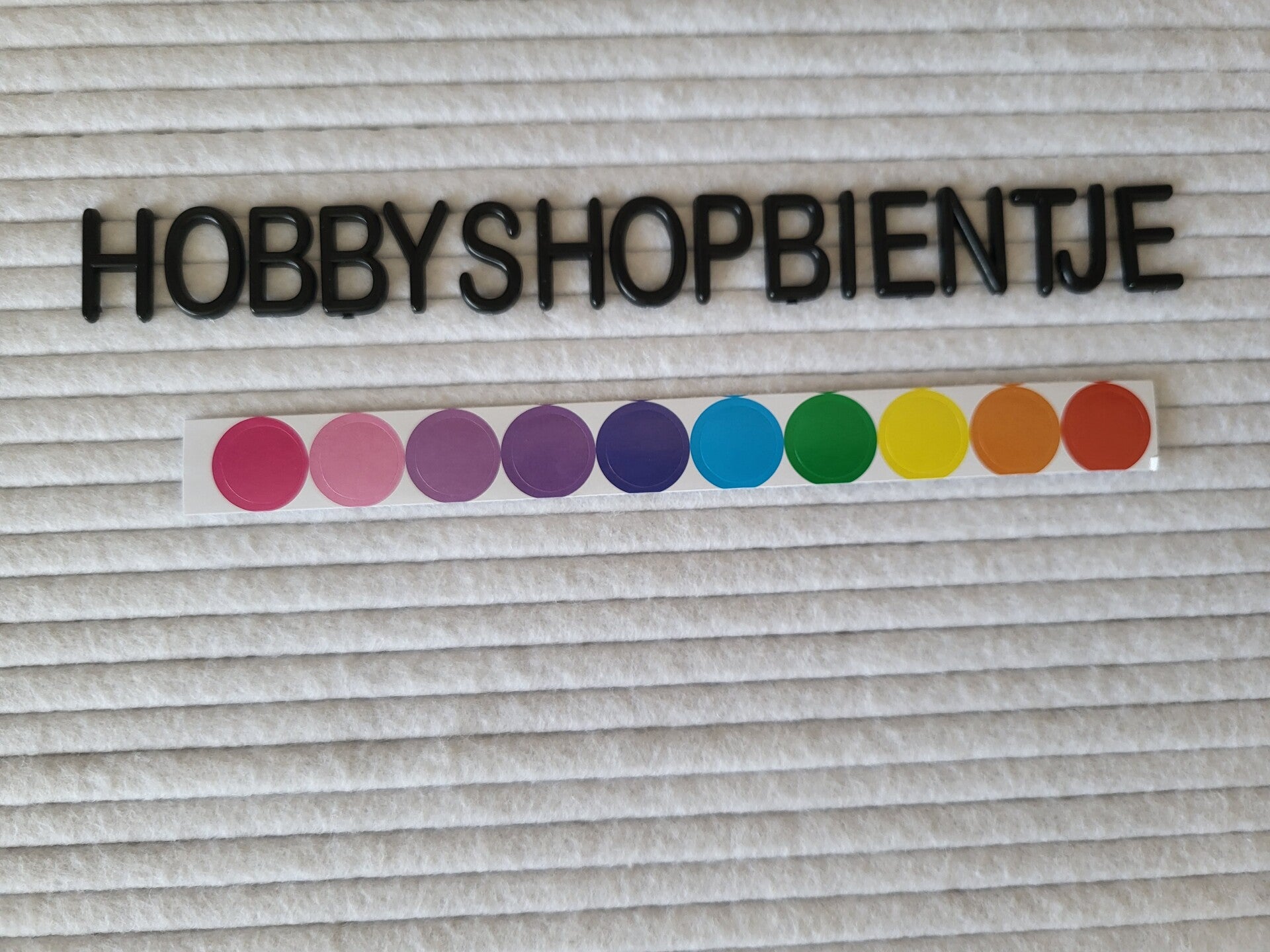 Kleur sticker
