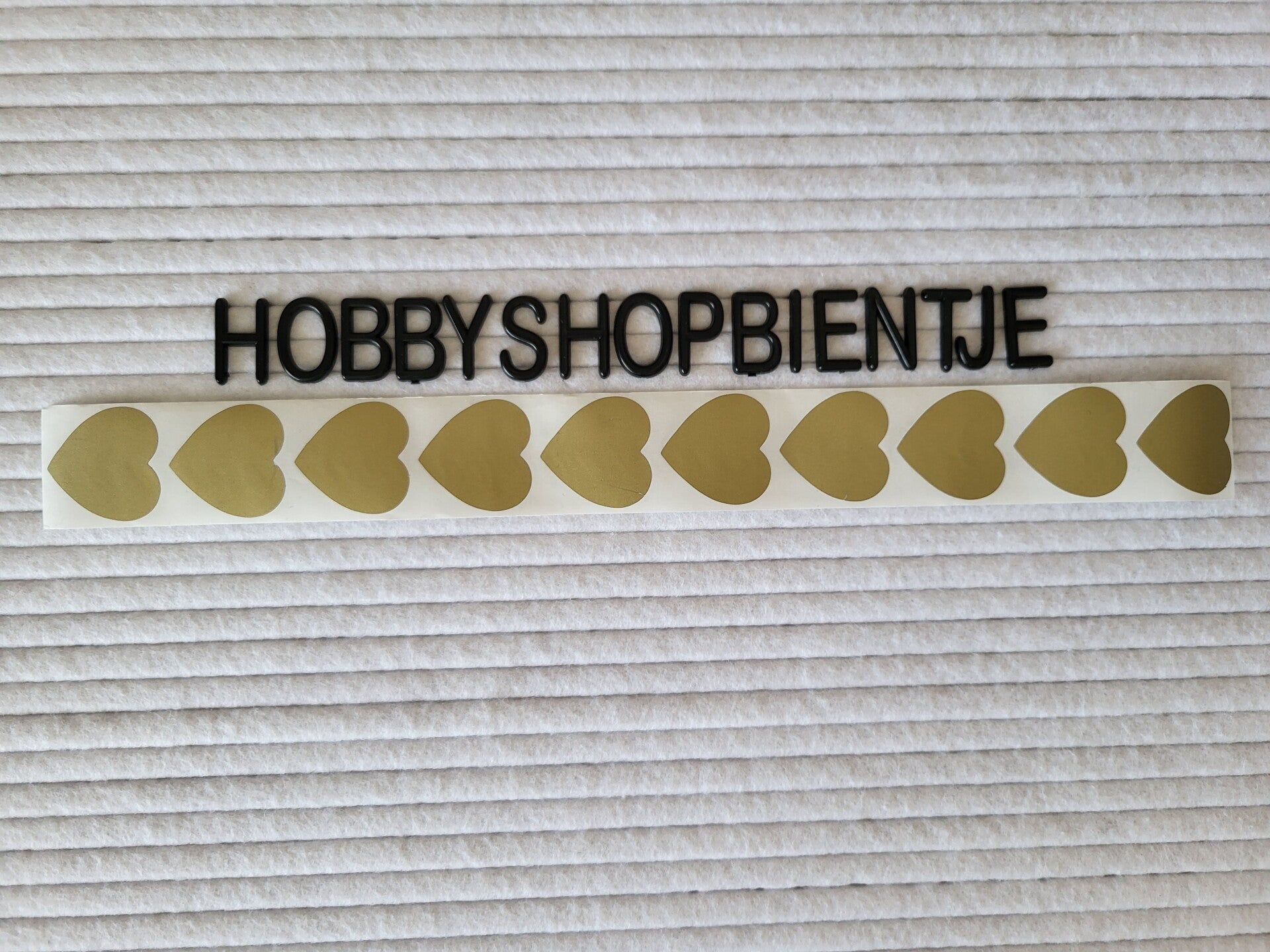 Kras stickers Hart Goud