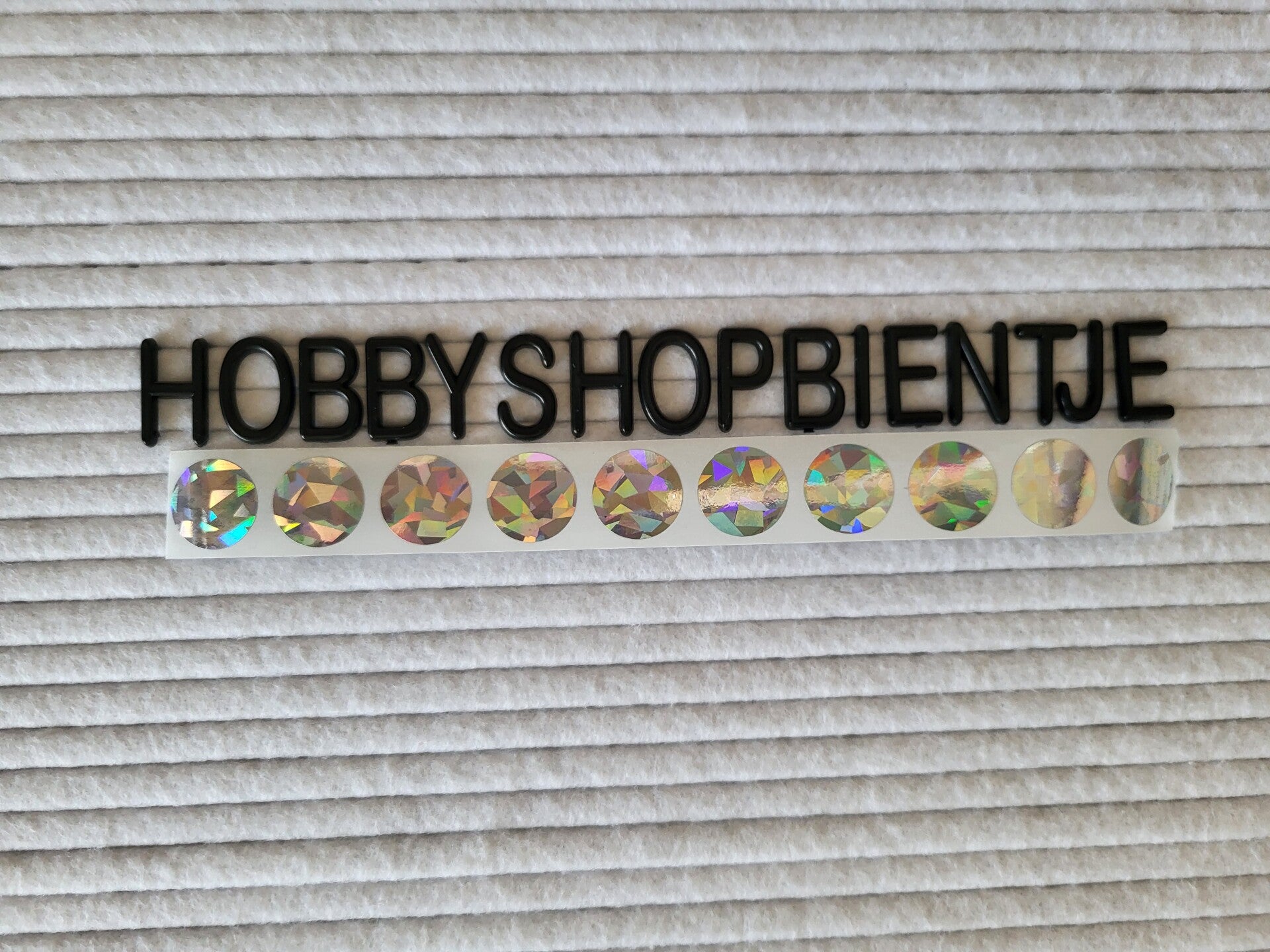 Kras stickers Klein rond Hallogeen