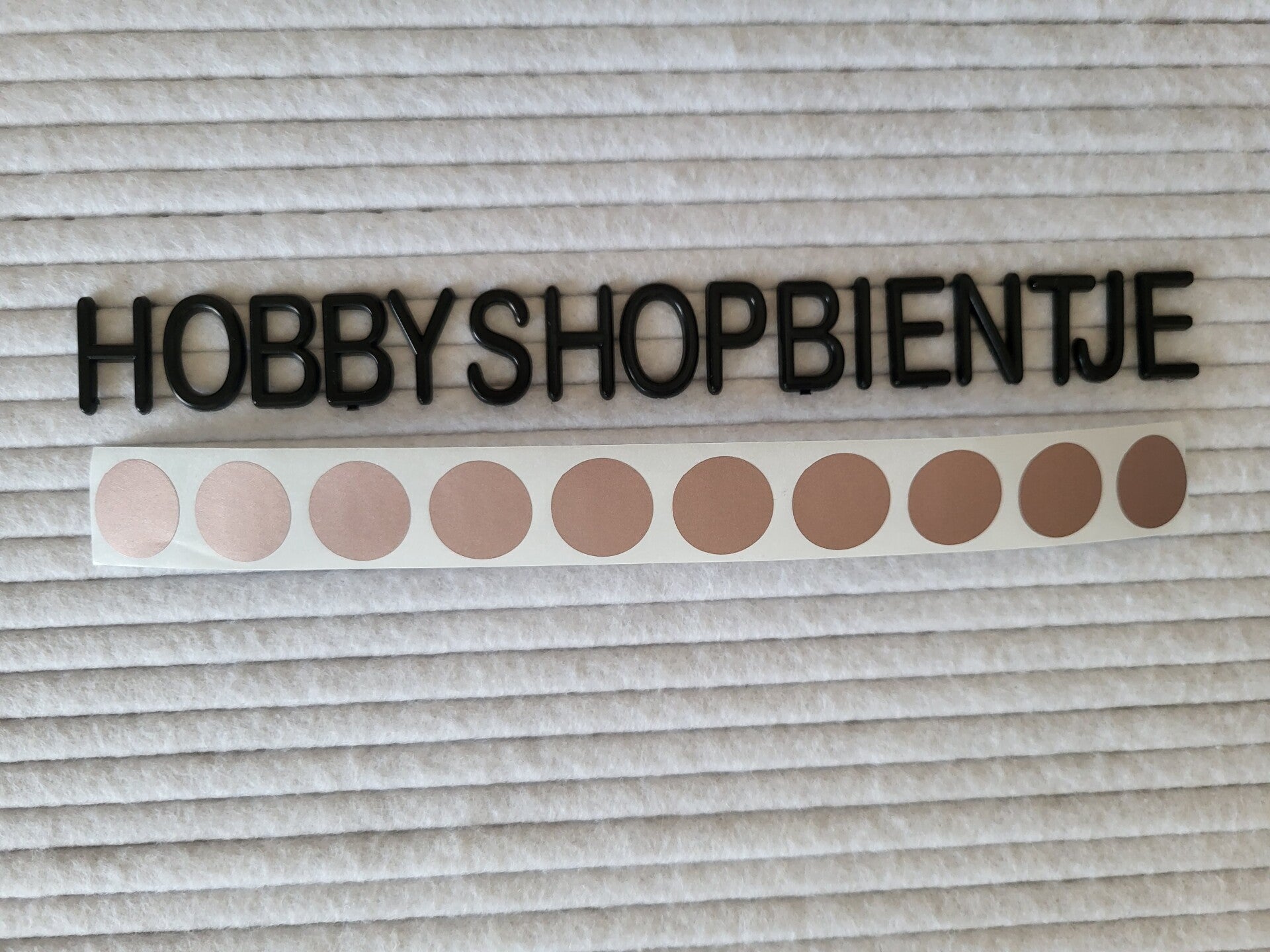 Kras stickers Klein rond Roze