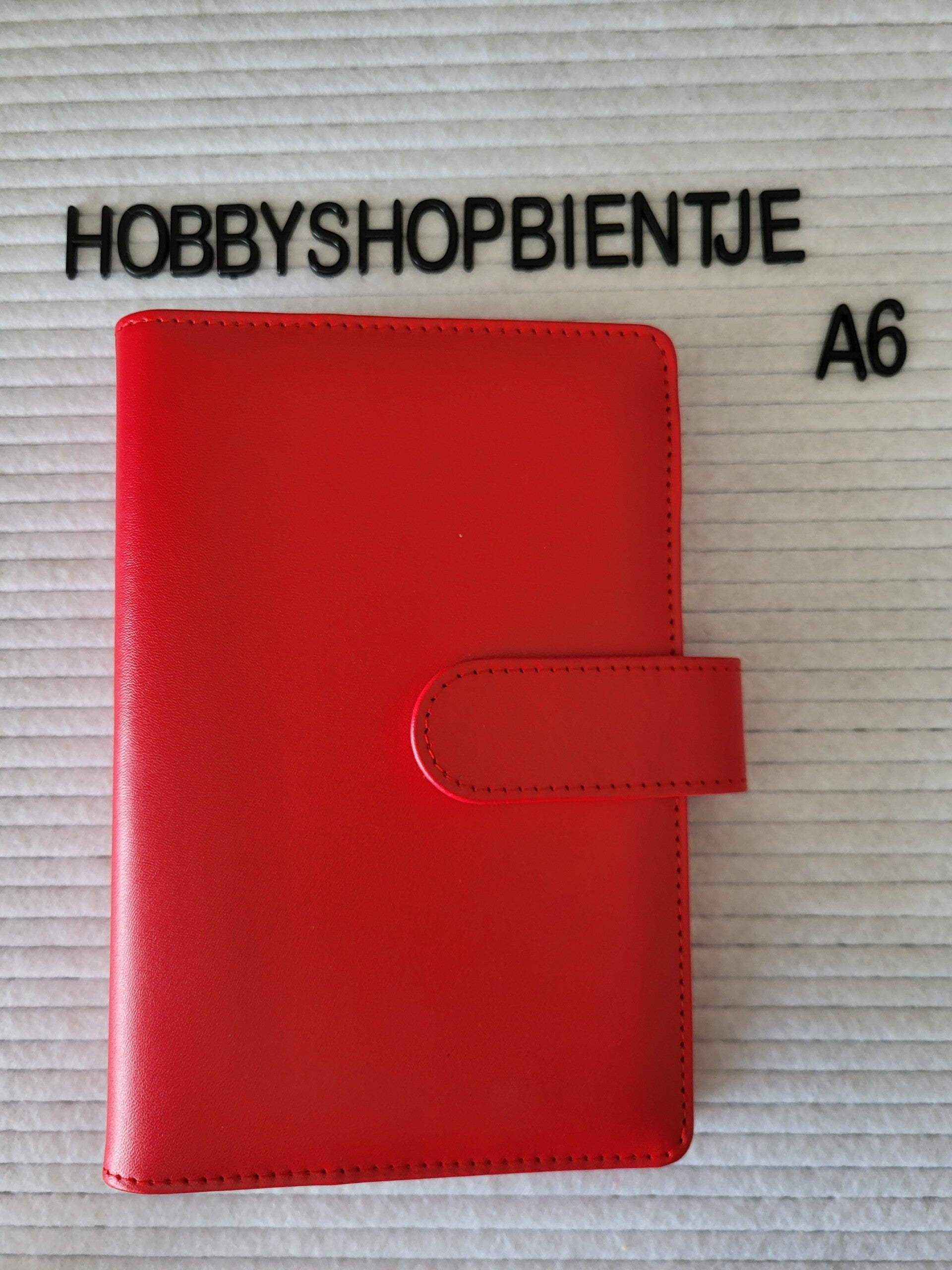 Budget binder A6 Rood