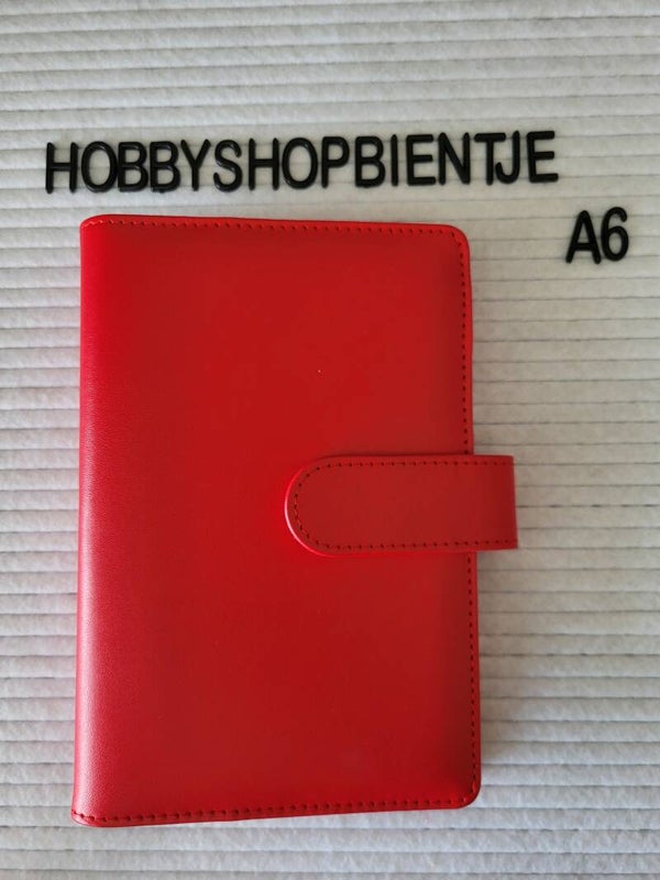 Budget binder A6 Rood