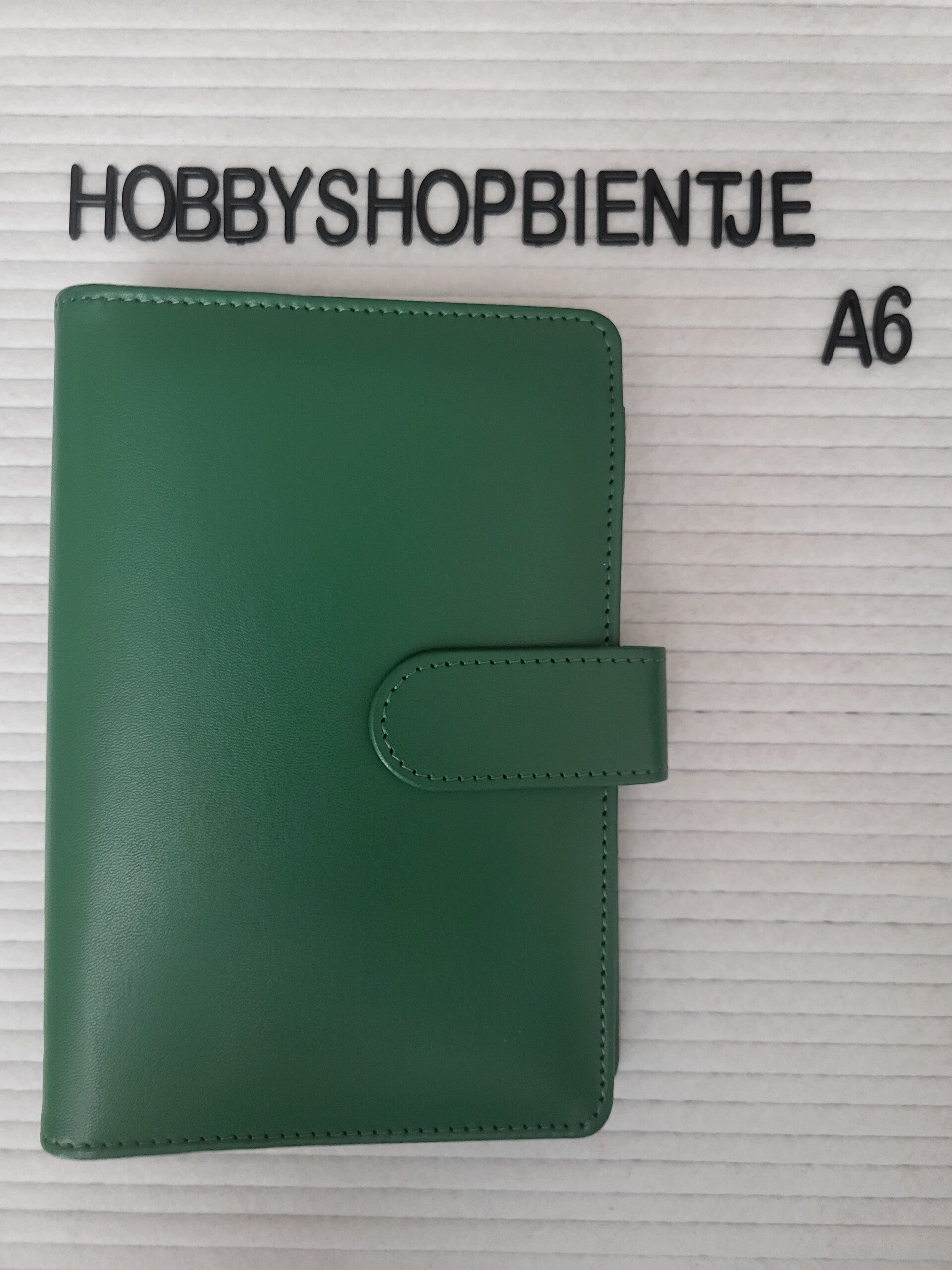 Budget binder A6 Donker Groen