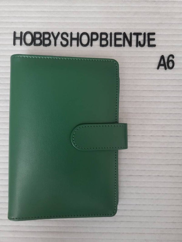 Budget binder A6 Donker Groen