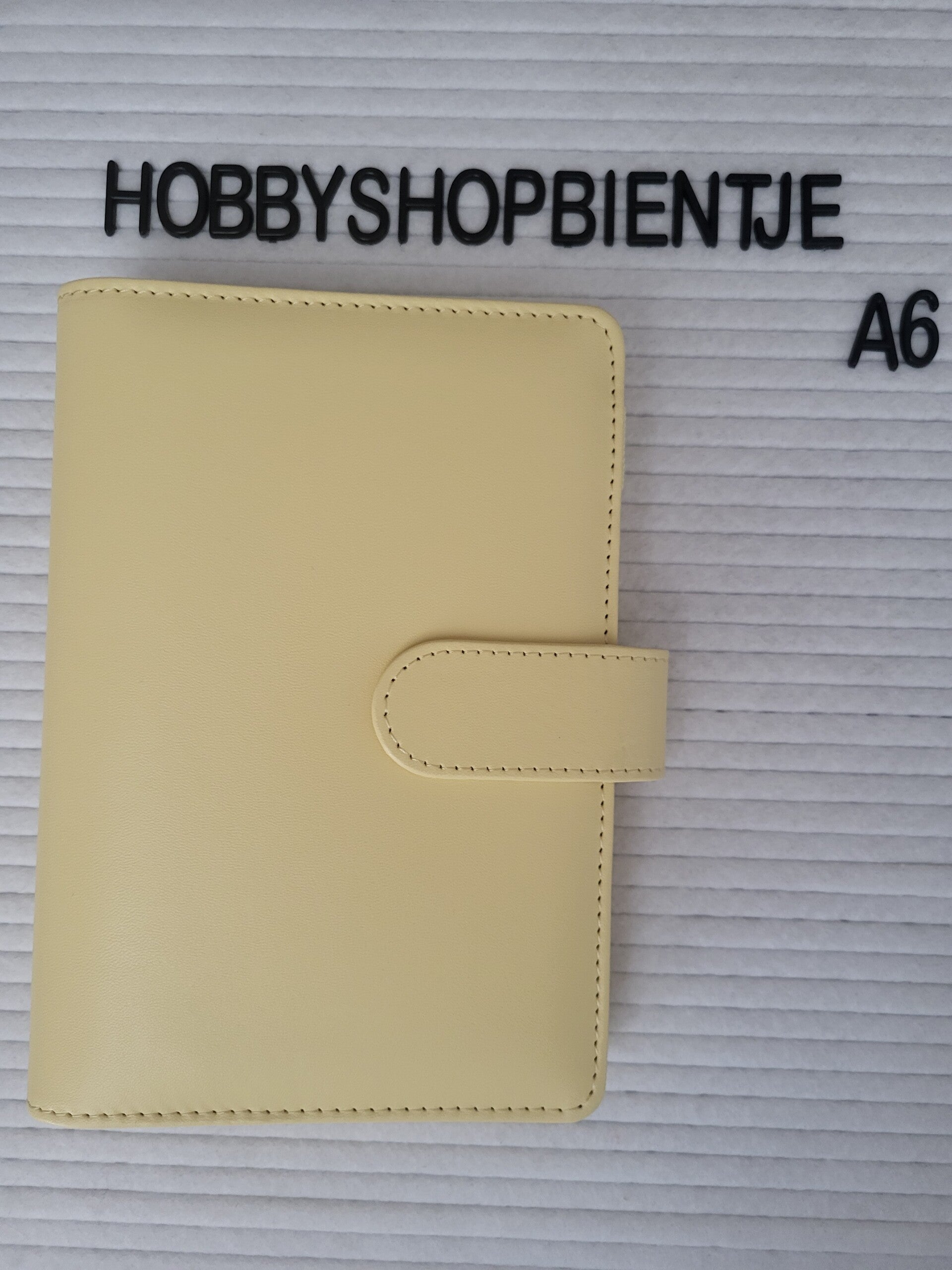 Budget binder A6 Geel