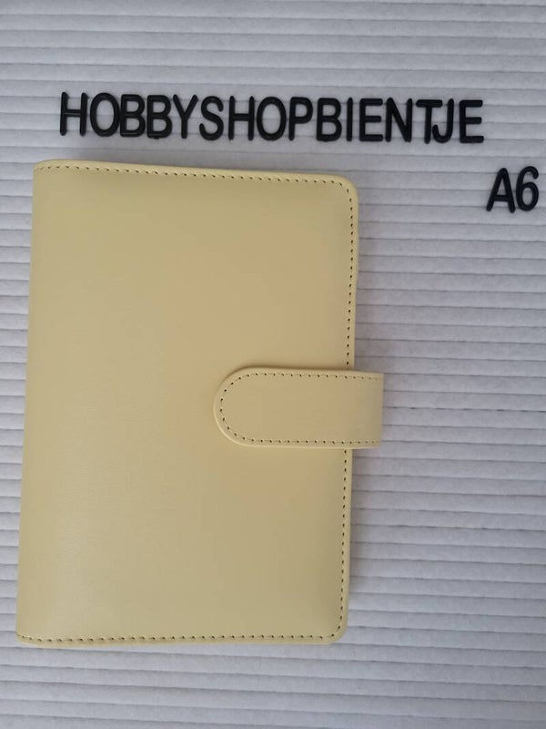Budget binder A6 Geel