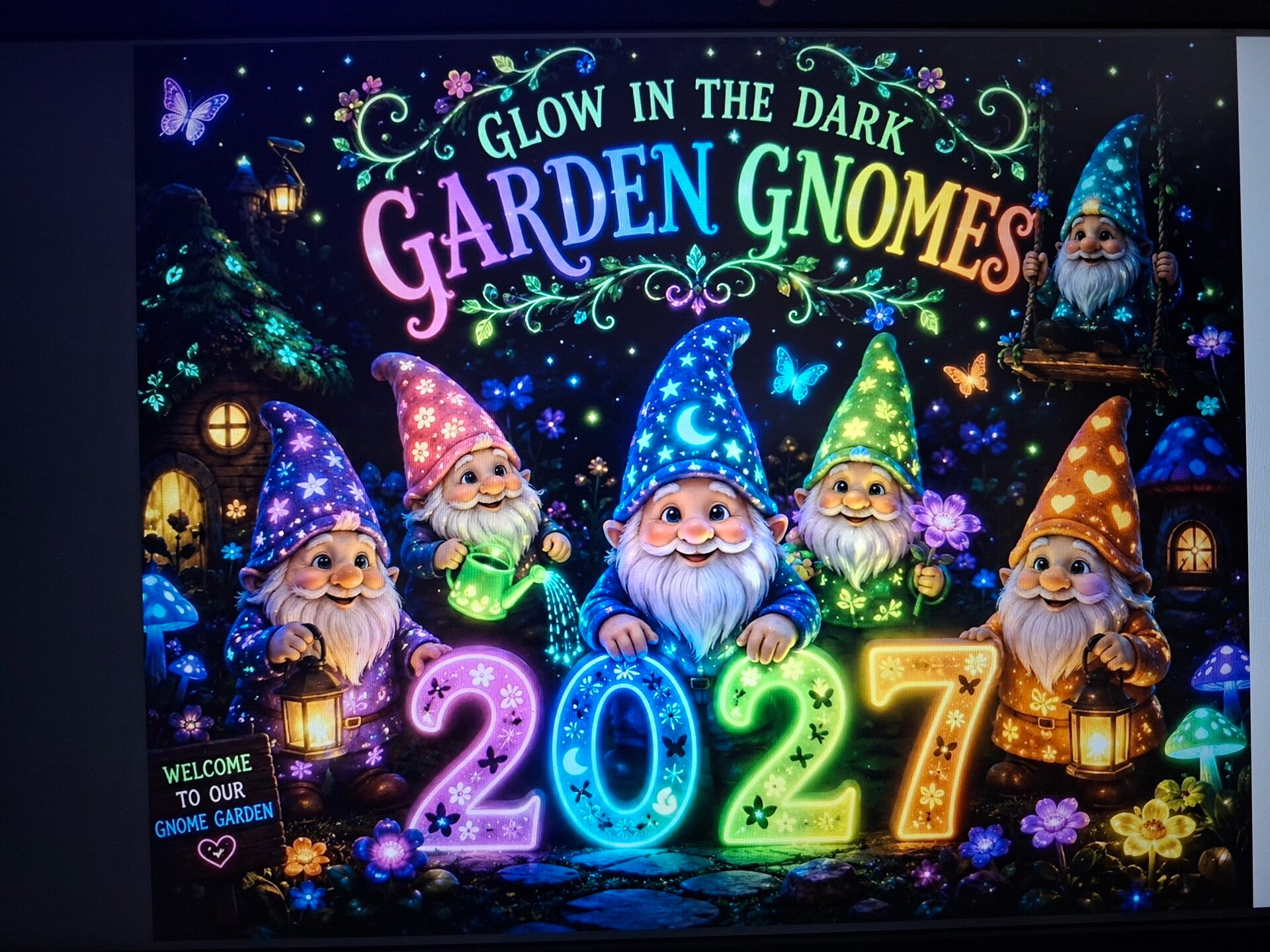 Digitaal: Glowing gnomes kalender 2027