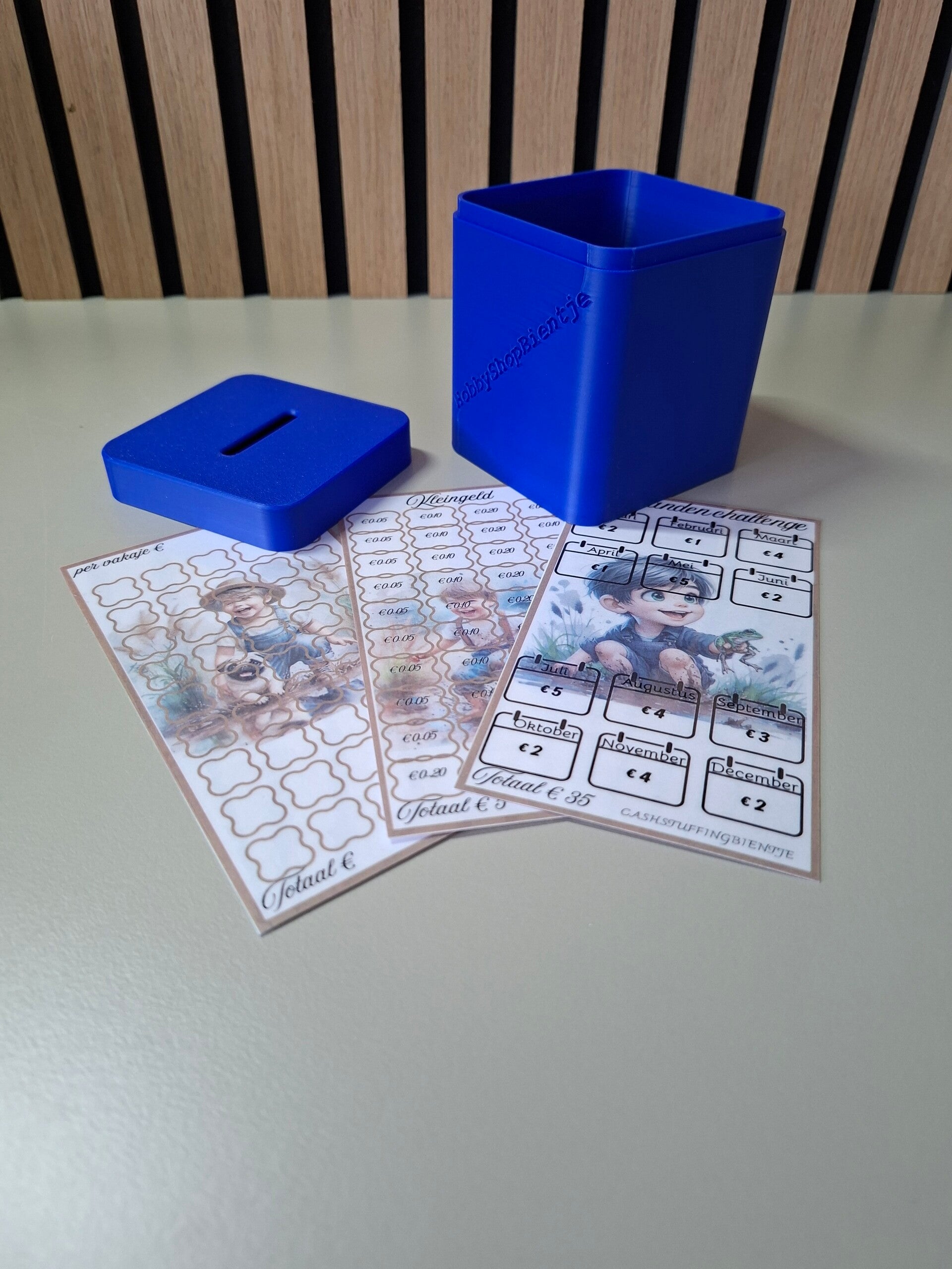 Challenge met spaarpot