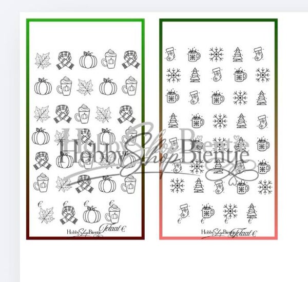 Kleuren kerst challenge