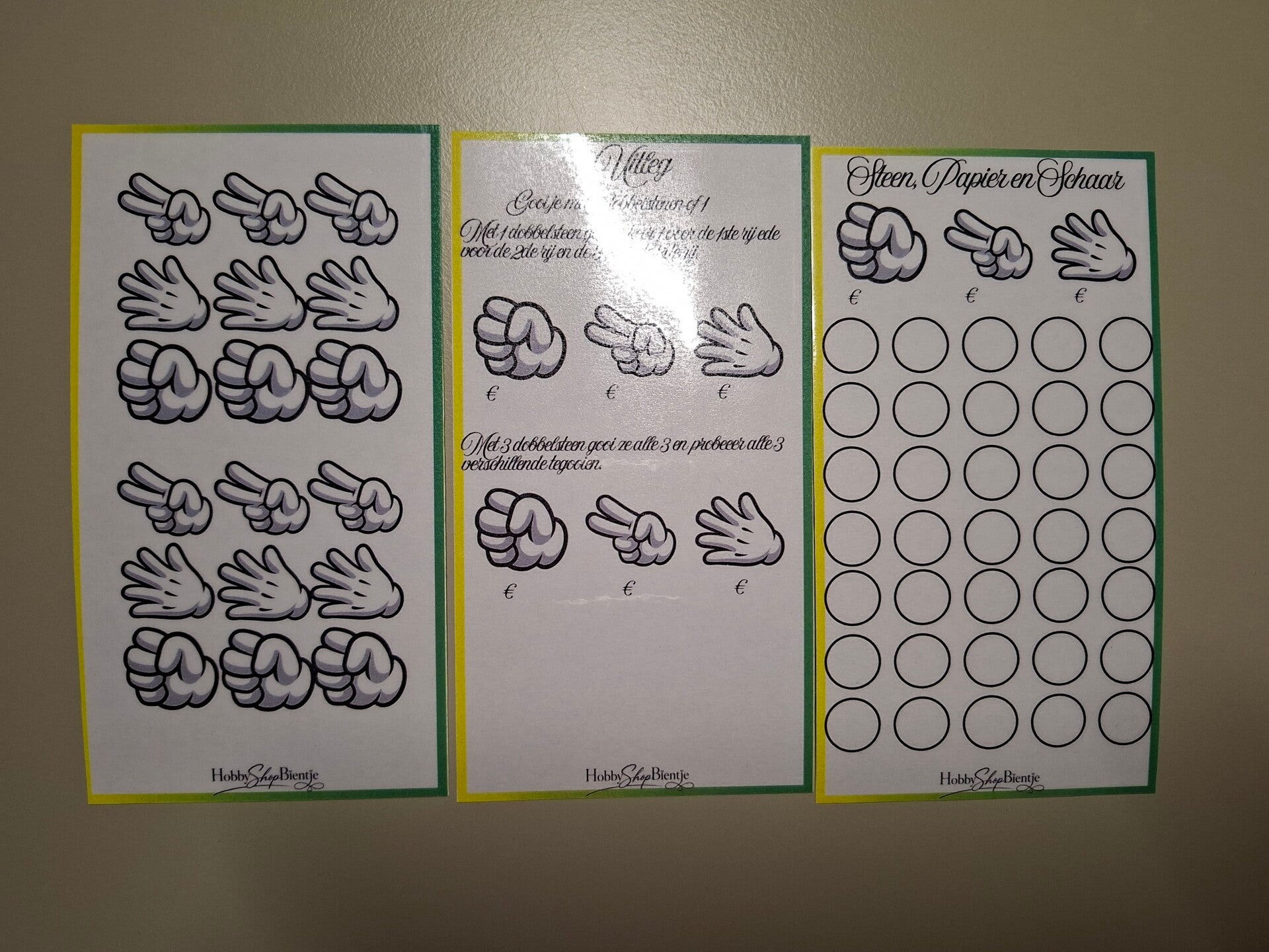 Steen papier schaar challenge/Spel