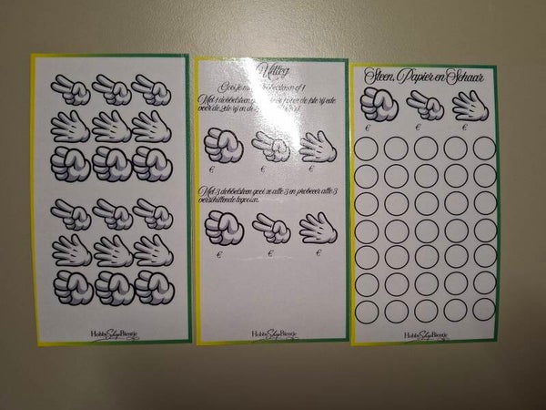 Steen papier schaar challenge/Spel