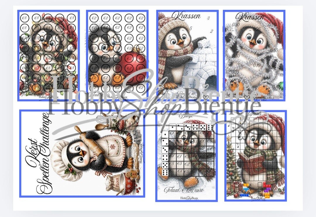 Pinguin kerst spel