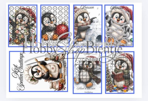 Pinguin kerst spel