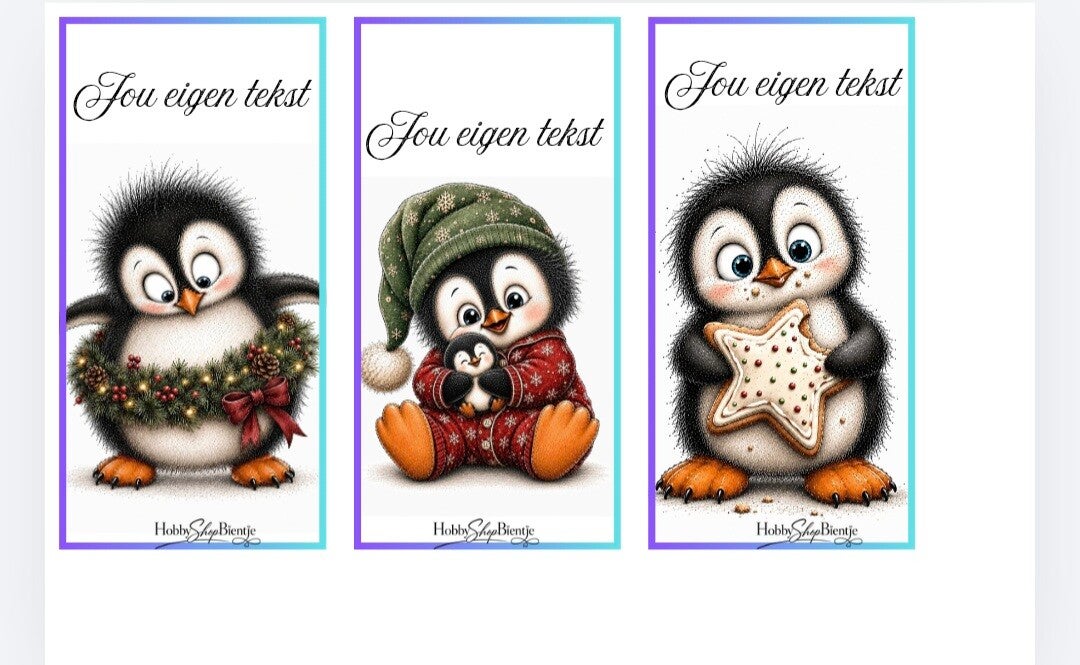 Dashboard Pinguin kerst