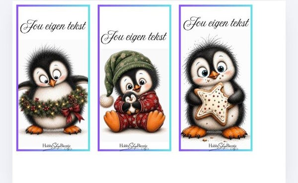 Dashboard Pinguin kerst