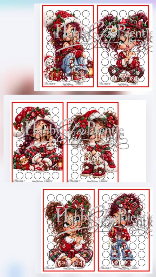 Rode kerst girl challenge