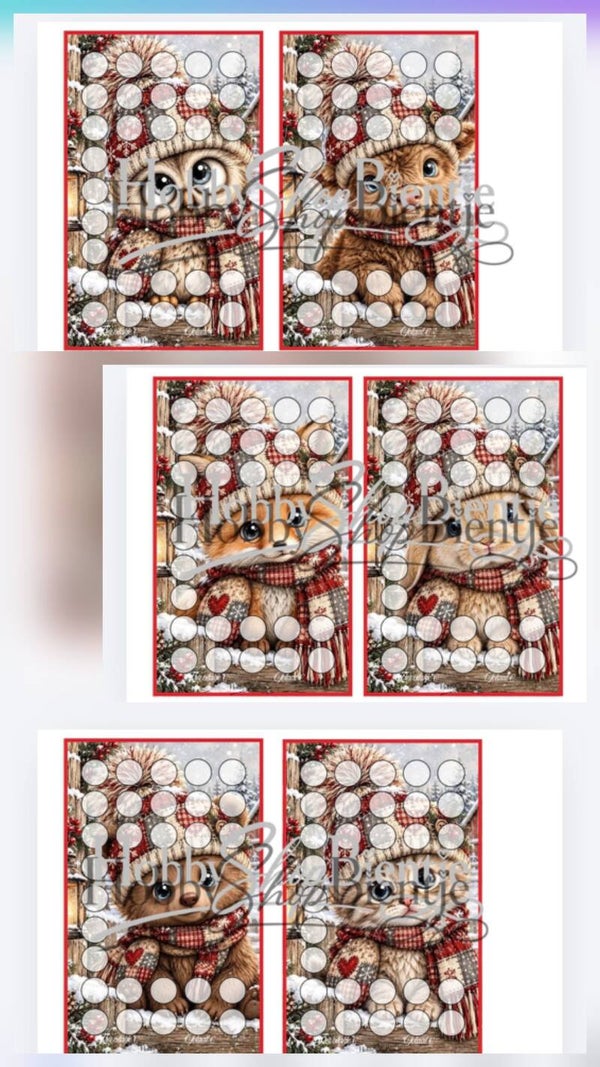 kerst winter dieren challenge